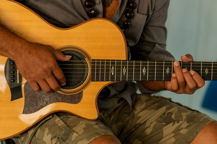 live music on board the sunset cruise