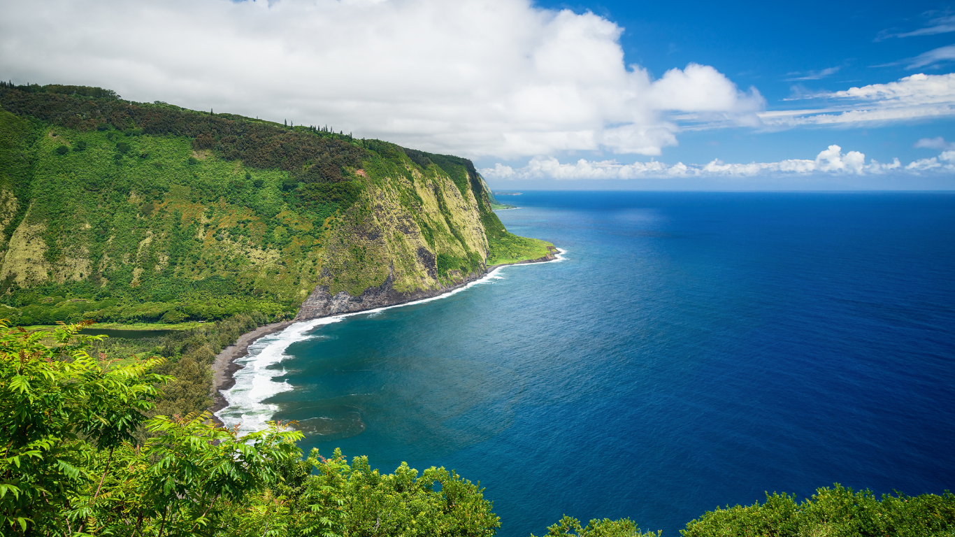 hike to waipio valley on the big island of hawaii
